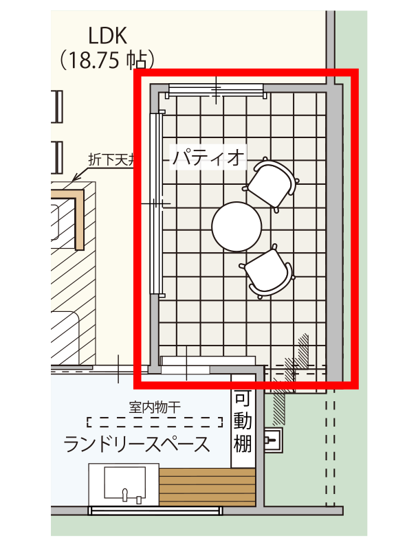 お家で気軽にアウトドア気分！